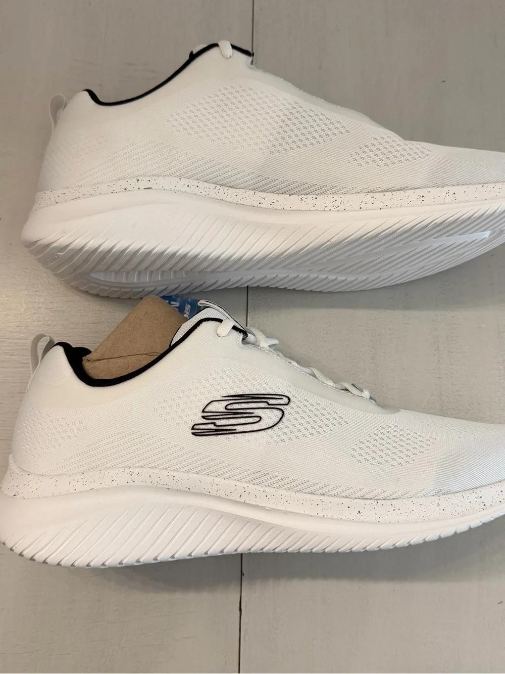 Skechers Air-Cooled Memory Foam Men’s Ultra Flex 3.0 White Tennis Shoe Sz 14 NIB